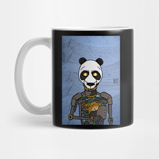 Futuristic RobotMask NFT with AnimalEye Color and GlassSkin Color Mug